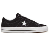 Converse One Star Pro Ox Shoes - Black/Black/White