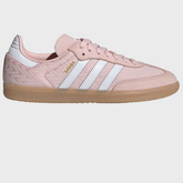 Women's Samba OG Shoes Sandy Pink / Cloud White / Gold Metallic