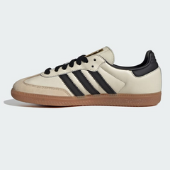 Adidas women's Samba CREAM WHITE/CORE BLACK/SAND STRATA