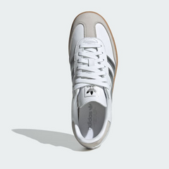 Adidas Women’s Samba OG – Cloud White / Silver Metallic | JI2725