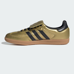 Adidas womens Samba LT Gold Metallic / Core Black / Gum