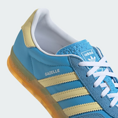 Adidas Women’s Gazelle Indoor – Semi Blue Burst / Almost Yellow | IE2960