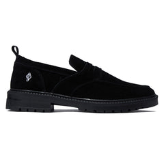Hours Is Yours Cohiba PD Dollin Lug Loafer Shoes Shoes - Black Suede