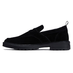 Hours Is Yours Cohiba PD Dollin Lug Loafer Shoes Shoes - Black Suede