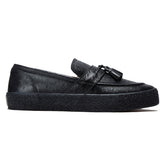 Last Resort AB VM005 Loafer Shoes - Ostritch Black/Black