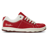 Simple OS Suede Shoes - Cherry