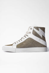 High Flash Sneakers - Silver