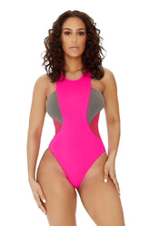 NEW ATTITUDE SWIMSUIT-PINK