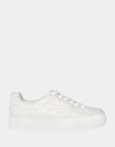 Sidney Sparkle Sneaker - Pearl