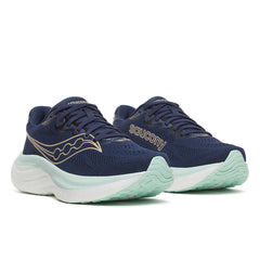 Saucony | Ride 19 | Women's | Navy/Aqua