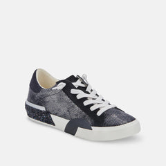 Zina Sneakers - Gunmetal Leather