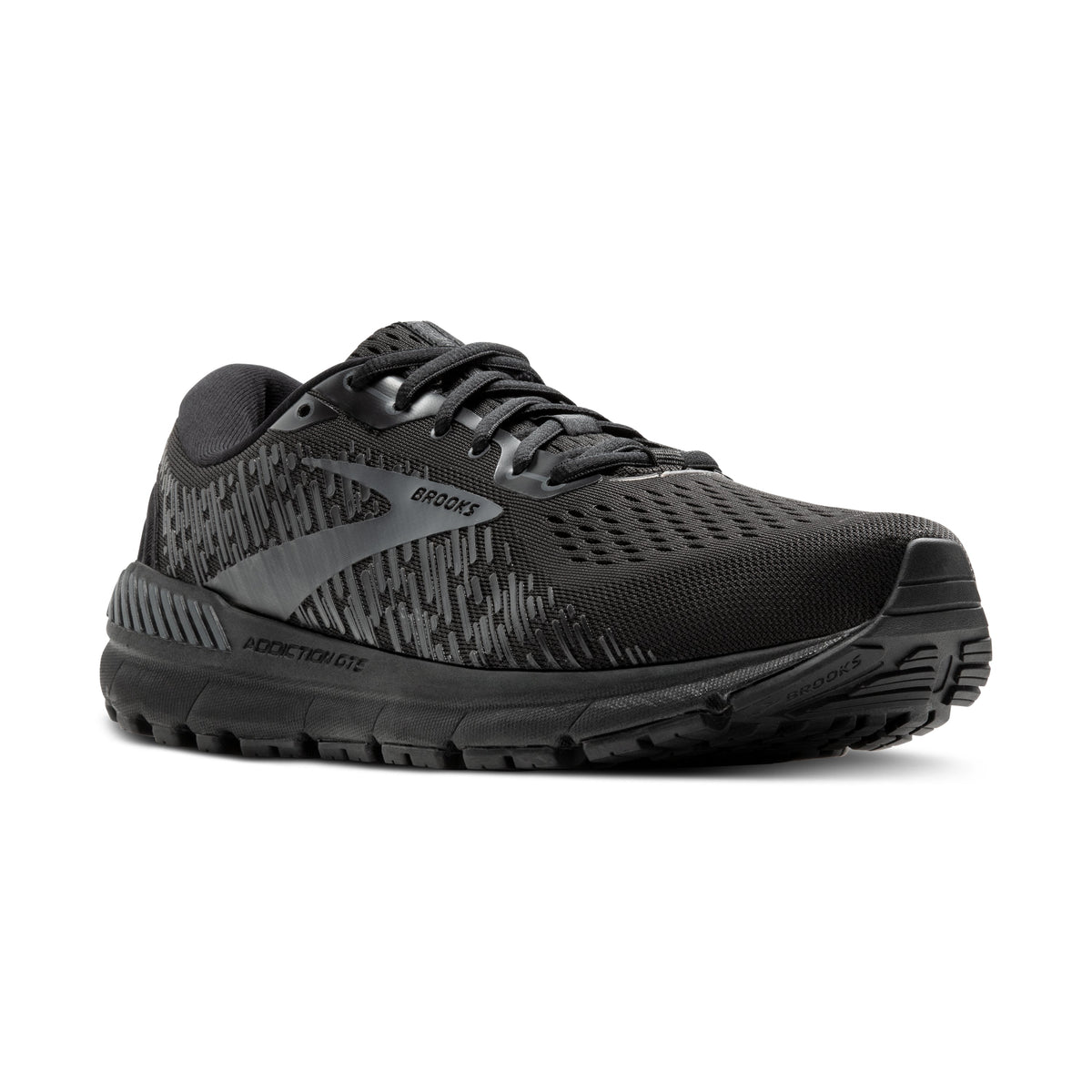 Brooks | Addiction GTS 15 | Men's | Black/Black/Ebony