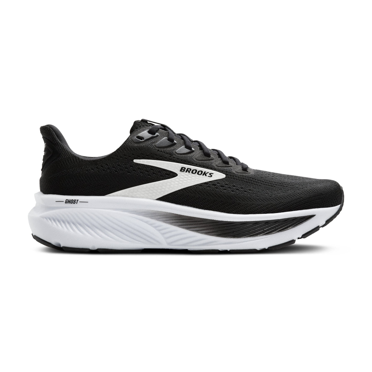Brooks | Ghost 17 | Men's | Black/Grey/White