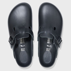 Birkenstock Boston Exquisite Black Natural Leather – Regular Fit