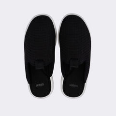 Pelli Jet Black/ Lily white