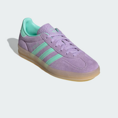 Women's Gazelle Indoor Shoes Powder Plum / Easy Green / Gum