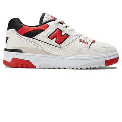 New Balance 550  Sea salt with true red and black -  BB550VTB