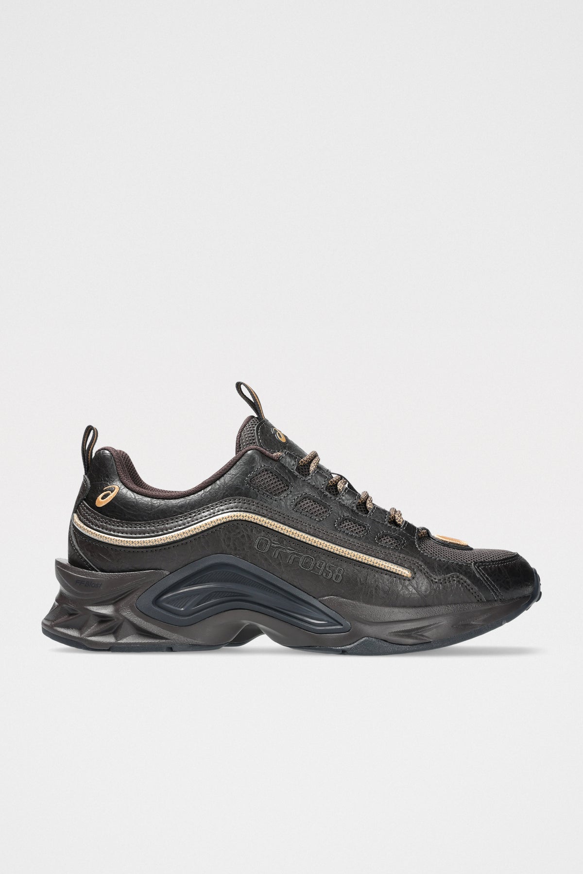 Asics x Otto 958 Protoblast-CMLVIII Dark Brown / Pure Gold