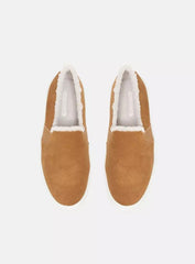 Blair Shearling Sneaker - Tan