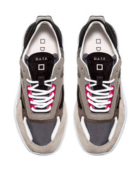Fuga Nylon Sneakers - Black Beige Grey