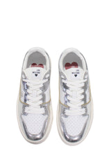 Platform Sneaker - Silver White