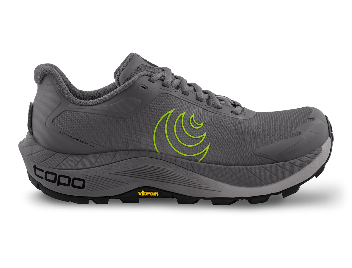 Topo Athletic | MTN Racer 4 | Men's | Grey/Lime