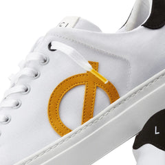 Nine Classic Sneakers - White Yellow Black