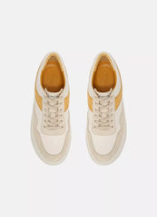 Warren Court Leather Suede Sneaker - Papaya