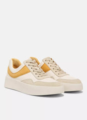 Warren Court Leather Suede Sneaker - Papaya