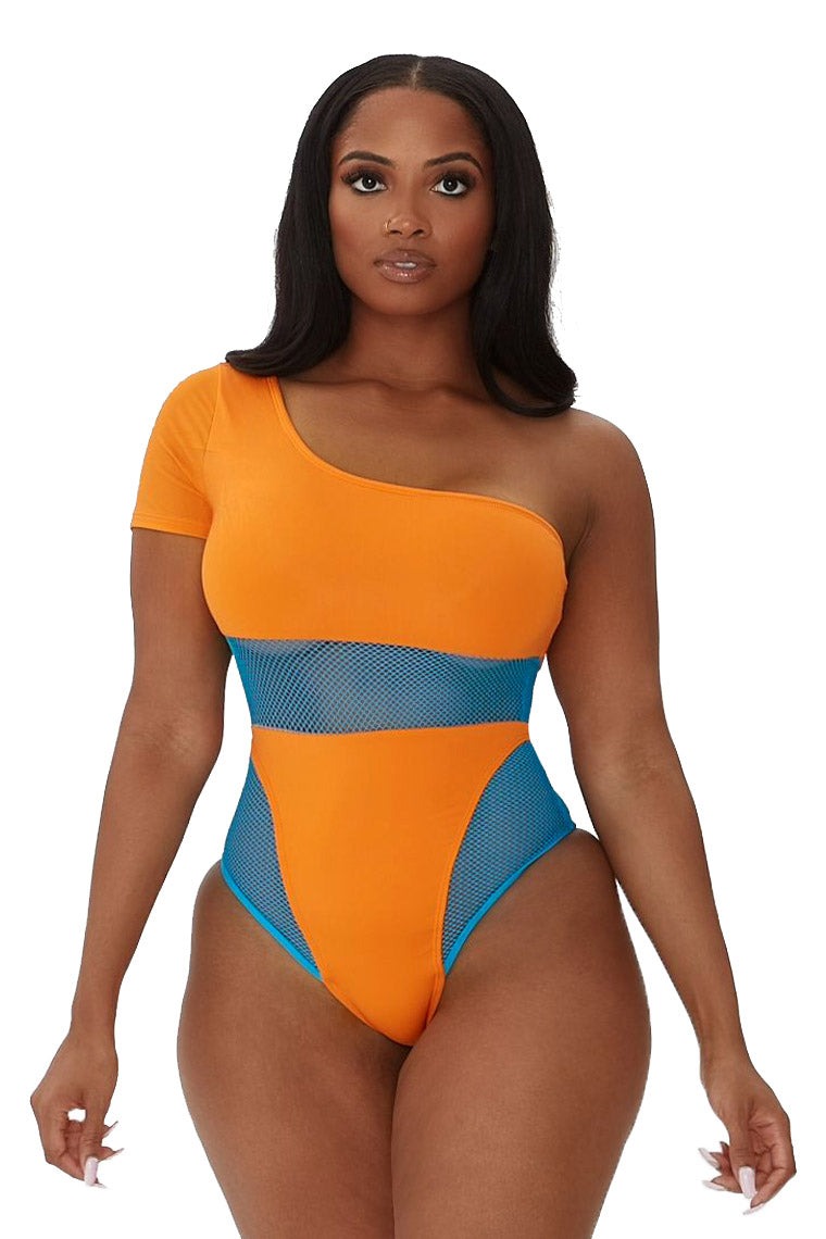 RAISE THE BAR SWIMSUIT-ORANGE