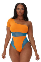 RAISE THE BAR SWIMSUIT-ORANGE