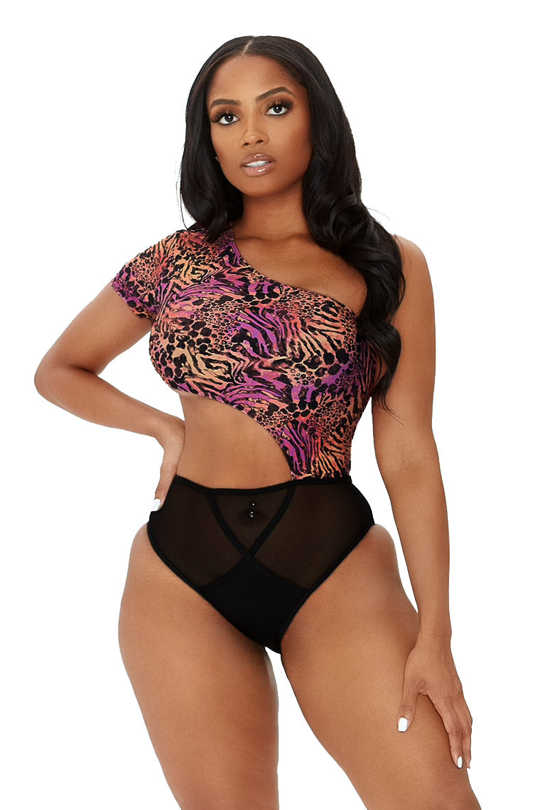 TRUE COLORS SWIMSUIT-MULTICOLOR PRINT