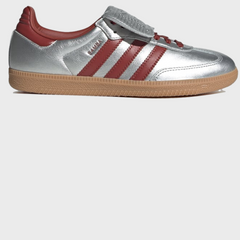 Adidas womens Samba LT  Silver Metallic / Preloved Ruby / Gum