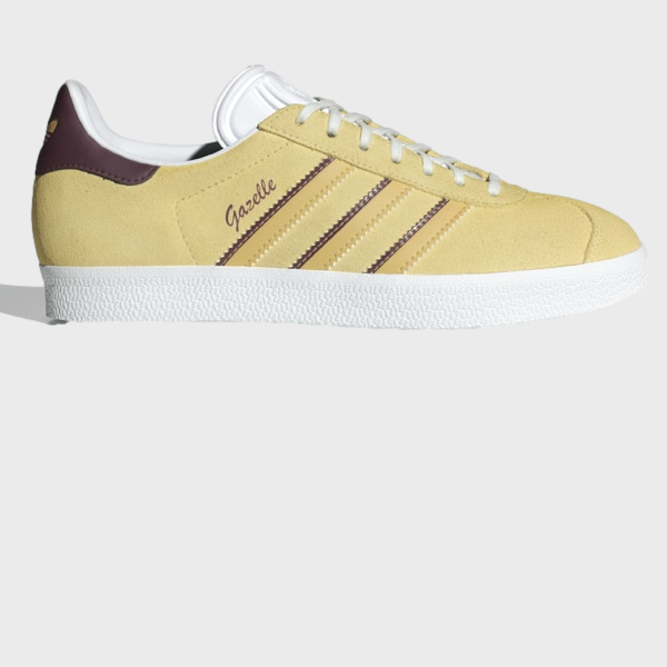 Adidas  Women's GazelleAlmost Yellow / Oat / Maroon