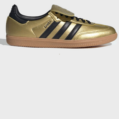Adidas womens Samba LT  Gold Metallic / Core Black / Gum