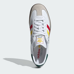 Adidas Samba Cloud White / Yellow / Collegiate Green