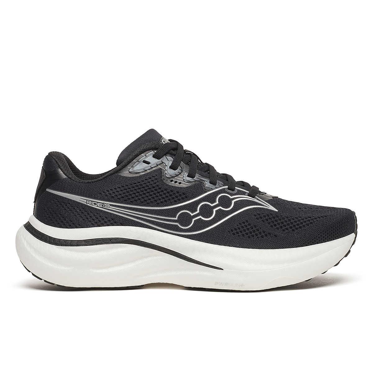 Saucony | Ride 19 | Women's | Black/Silver